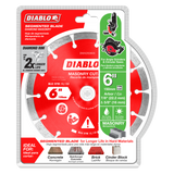 Diablo DMADS0600 6 in. Diamond Segmented Cut-Off Discs for Masonry