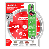 Diablo DMADS0700 7 in. Diamond Segmented Cut-Off Discs for Masonry