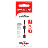 Diablo DT101P2 1 in. #10 Torx Drive Bits (2-Pack)
