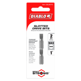Diablo DSL681P2 1 in. SL6-8 Slotted Drive Bits (2-Pack)