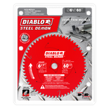Diablo D0660F 6-1/2 in. x 60-Tooth Steel Demon Saw Blade for Very Thin Mild Steels
