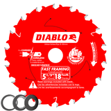 Diablo 5.5 inch, 18-Teeth Fast Framing Saw Blade - D055018WMX