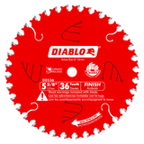 Diablo D0536X 5-3/8 in. x 36 Tooth Finish Trim Saw Blade