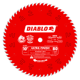 Diablo D1080X 10 in. x 80 Tooth Ultra Finish Saw Blade