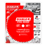 Diablo D1260CF 12 in. x 60 Tooth Steel Demon Cermet II Saw Blade for Metals and Stainless Steel