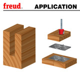 Freud 91-108 9 Piece Basic Bit Set (1/2" Shank)