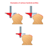 Freud 99-027 2-19/32" (Dia.) Table Edge & Handrail Bit (Quadra-Cut)