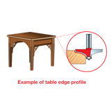 Freud 99-027 2-19/32" (Dia.) Table Edge & Handrail Bit (Quadra-Cut)