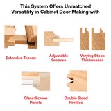 Freud 99-763 1-11/16" (Dia.) Premier Adjustable Rail & Stile Bit - Round Over Bead
