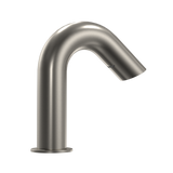 Toto Standard R AC Powered 20 Second On Demand Flow Touchless Bathroom Faucet 0.35 GPM with Mixing Valve in Brushed Nickel