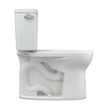 Toto Drake Two-Piece Round 1.28 GPF Universal Height Tornado Flush Toilet With Cefiontect, Colonial White - CST775CEFG#11