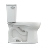 Toto Drake Two-Piece Round 1.6 GPF Universal Height Tornado Flush Toilet With Cefiontect, Colonial White - CST775CSFG#11