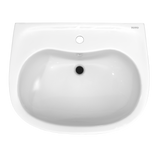 Toto Prominence Oval Basin Pedestal Bathroom Sink With Cefiontect For Single Hole Faucets, Colonial White - LPT242G#11