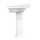 Toto Promenade 24" X 19-1/4" Rectangular Pedestal Bathroom Sink For Single Hole Faucets, Cotton White - LPT532N#01