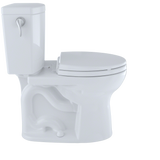 Toto Drake II 1G Two-Piece Round 1.0 GPF Universal Height Toilet With Cefiontect, Cotton White - CST453CUFG#01