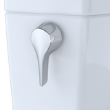 Toto Vespin II 1G Two Piece Elongated Auto Flush Washlet+ Ready Universal Height Toilet with CEFIONTECT 1.0 GPF with SS124 SoftClose Seat in Bone