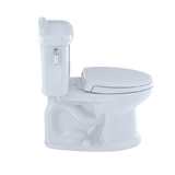 Toto Eco Dartmouth Two-Piece Elongated 1.28 GPF Universal Height Toilet, Cotton White - CST754EF#01