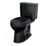 Toto Drake II 1G Two-Piece Elongated 1.0 GPF Universal Height Toilet With SS124 Softclose Seat, Washlet+ Ready, Ebony - MS454124CUF#51
