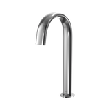 Toto Gooseneck Vessel Ecopower 0.35 GPM Touchless Bathroom Faucet With Thermostatic Mixing Valve, 20 Second On-Demand Flow, Polished Chrome - T24T32ET#CP