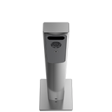 Toto Axiom Wall Mounted AC Powered 20 Second On Demand Flow Touchless Bathroom Faucet 0.35 GPM with Thermostatic Mixing Valve in Polished Chrome