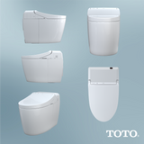 Toto Washlet G450 1.0 Or 0.8 GPF Smart Toilet With Integrated Bidet Seat And Cefiontect, Cotton White - MS922CUMFG#01