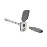 Aquor VBHP008 House Hydrant V2+ with Hose Connector and 8" Stem in Slate Grey