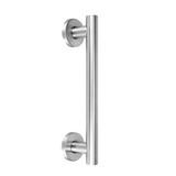 Jaclo 11436RND-PN 36" Contemporary Stainless Steel 1 1/4" Safety Assist Bar with Concealed Screws in Polished Nickel Finish