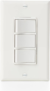 Panasonic FV-WCSW41-W EcoSwitch 4-Function On/Off Wall Switch - Wall Light and Fan Switch - White