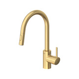 Grohe Concetto 32665GN3 Concetto Single-Handle Pull-Down Kitchen Faucet Dual Spray 1.75 GPM in Grohe Brushed Cool Sunrise