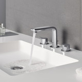 Grohe Lineare 20578243A 8-inch Widespread 2-Handle M-Size Bathroom Faucet 1.2 GPM in Matte Black