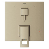Grohe Eurocube 29426EN0 EUROCUBE PRESSURE BALANCE VALVE TRIM WITH 3-WAY DIVERTER WITH CARTRIDGE in Grohe Brushed Nickel