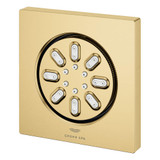 Grohe Rainshower 26845GN0 Body Spray Square - 2 Sprays, 0.9 GPM in Grohe Brushed Cool Sunrise