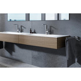 Grohe Allure 40342GN1 Allure 24" Double Towel Bar in Grohe Brushed Cool Sunrise