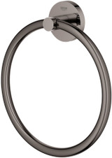 Grohe Essentials 403652431 8" Towel Ring in Matte Black