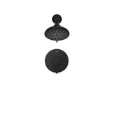 Grohe Essence 1025202430 Essence Pressure Balance Valve Shower Only Combo in Matte Black
