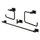 Grohe Essentials Cube 407782431 4-in-1 Accessory Set in Matte Black