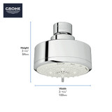 Grohe Cosmopolitan 29429000 COSMOPOLITAN PRESSURE BALANCE SHOWER SET in Grohe Chrome