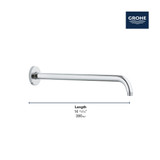 Grohe Cosmopolitan 29428000 COSMOPOLITAN PRESSURE BALANCE RAIN SHOWER SET in Grohe Chrome