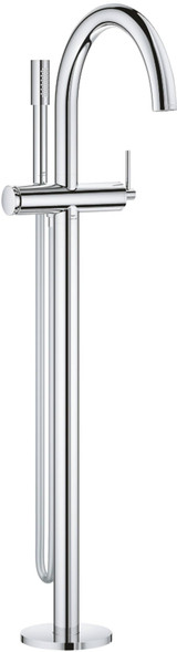 Grohe Atrio 24368000 Single-Handle Freestanding Tub Faucet with 1.75 GPM Hand Shower in Grohe Chrome