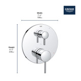 Grohe Timeless 29431000 TIMELESS PRESSURE BALANCE SHOWER SET in Grohe Chrome