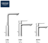 Grohe Lineare 23794243A Single Hole Single-Handle S-Size Bathroom Faucet 1.2 GPM in Matte Black