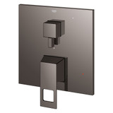 Grohe Eurocube 29422A00 EUROCUBE PRESSURE BALANCE VALVE TRIM WITH 2-WAY DIVERTER WITH CARTRIDGE in Grohe Hard Graphite