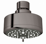 Grohe Tempesta 26043A01 100 Shower Head, 4" - 4 Sprays, 1.75 gpm in Grohe Hard Graphite