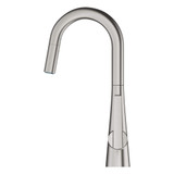 Grohe Zedra 32283DC3 Single-Handle Pull Down Dual Spray Prep Faucet 1.75 GPM in Grohe Supersteel