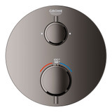 Grohe Grohtherm 24133A00 Dual Function 2-Handle Thermostatic Valve Trim in Grohe Hard Graphite