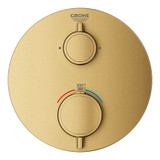 Grohe Grohtherm 24133GN0 Dual Function 2-Handle Thermostatic Valve Trim in Grohe Brushed Cool Sunrise