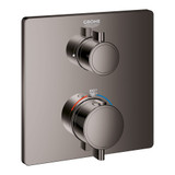 Grohe Grohtherm 24111A00 Dual Function 2-Handle Thermostatic Valve Trim in Grohe Hard Graphite