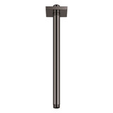 Grohe Rainshower 27487A00 12" Ceiling Shower Arm With Square Flange in Grohe Hard Graphite