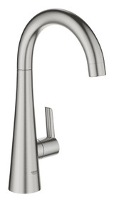 Grohe Zedra 30026DC2 Single-Handle Beverage Faucet (Cold Water Only) with Filtration 1.75 GPM in Grohe Supersteel