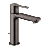 Grohe Lineare 23794A0A Single Hole Single-Handle S-Size Bathroom Faucet 1.2 GPM in Grohe Hard Graphite